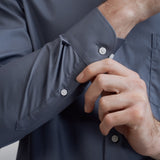 Easy Care Cotton Blend Poplin Smart Fit Long Sleeve Shirt