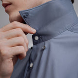 Easy Care Cotton Blend Poplin Smart Fit Long Sleeve Shirt