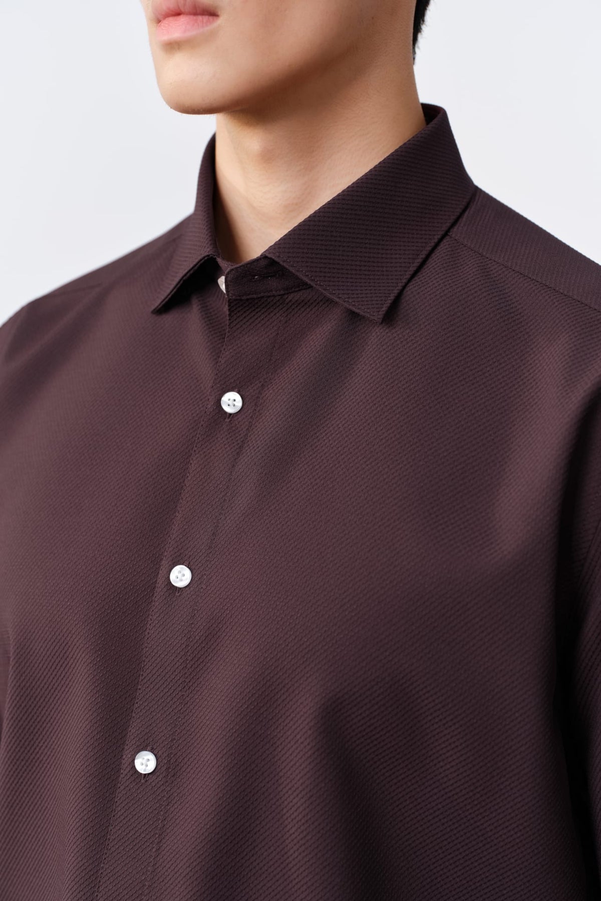 G2000 Shirts Non-Iron Dry Texture Twill Smart Fit Long Sleeve Shirt