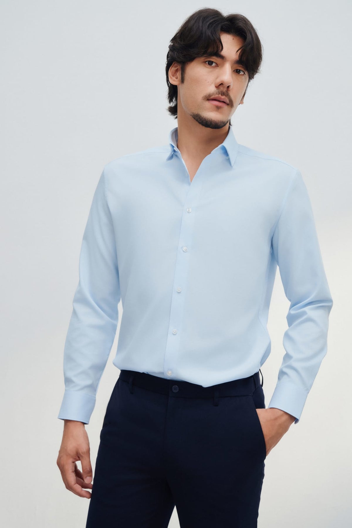 G2000 - Shirts - Non-Iron Dry Smart Fit Texture Twill Shirt