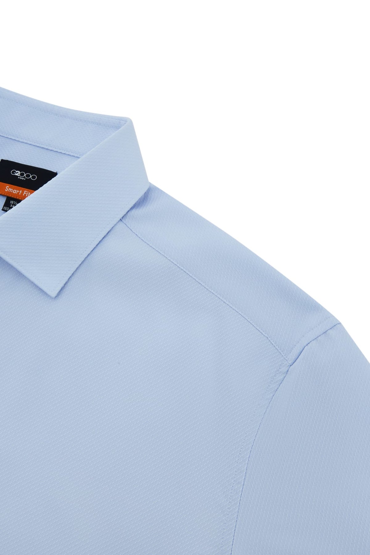G2000 Shirts Non-Iron Dry Texture Twill Smart Fit Long Sleeve Shirt