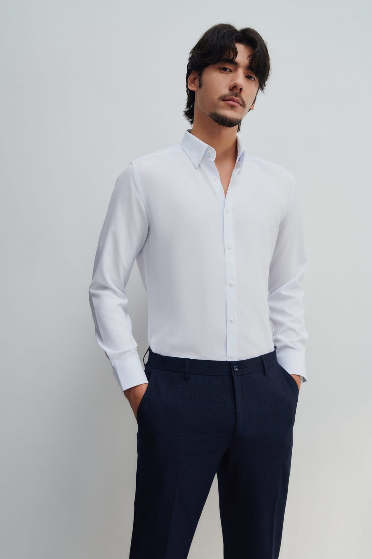 G2000 - Shirts - Non-Iron Dry Smart Fit Fine Twill Shirt