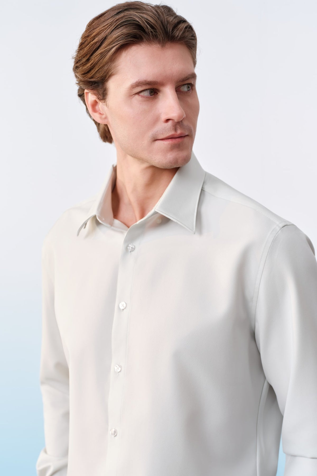 G2000 Shirts Non-Iron Dry Fine Twill Smart Fit Long Sleeve Shirt