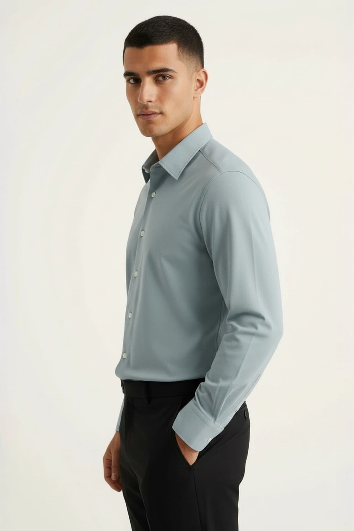 G2000 Shirts Non-Iron Dry Fine Twill Smart Fit Long Sleeve Shirt