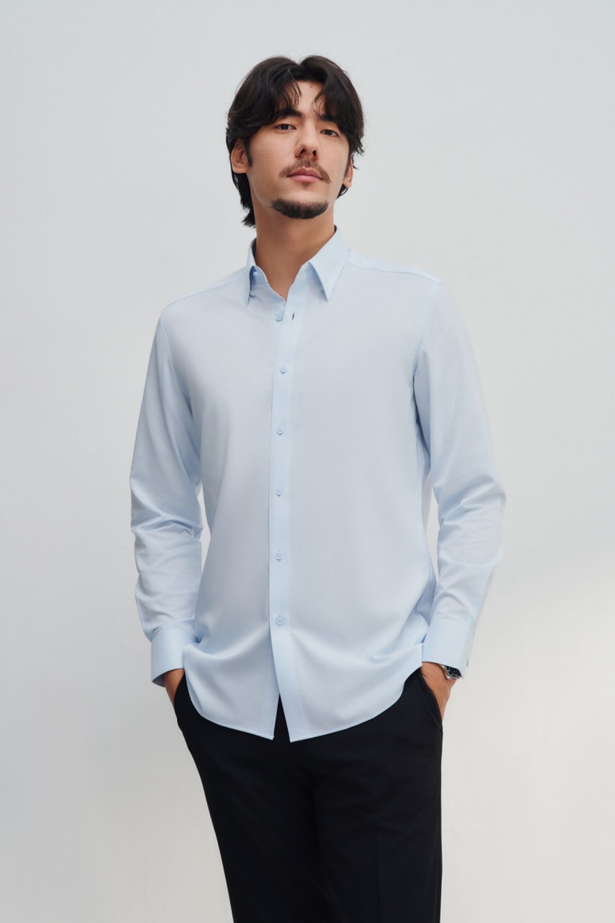 G2000 - Shirts - Non-Iron Dry Stretch Smart Fit Poplin Shirt