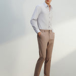 G2000 Pant Suits Soft Touch Multi-Way Stretch Slim Fit Twill Suit Pants Sandy Taupe Slim