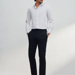 G2000 Pant Suits Soft Touch Multi-Way Stretch Slim Fit Twill Suit Pants Pitch Black Slim