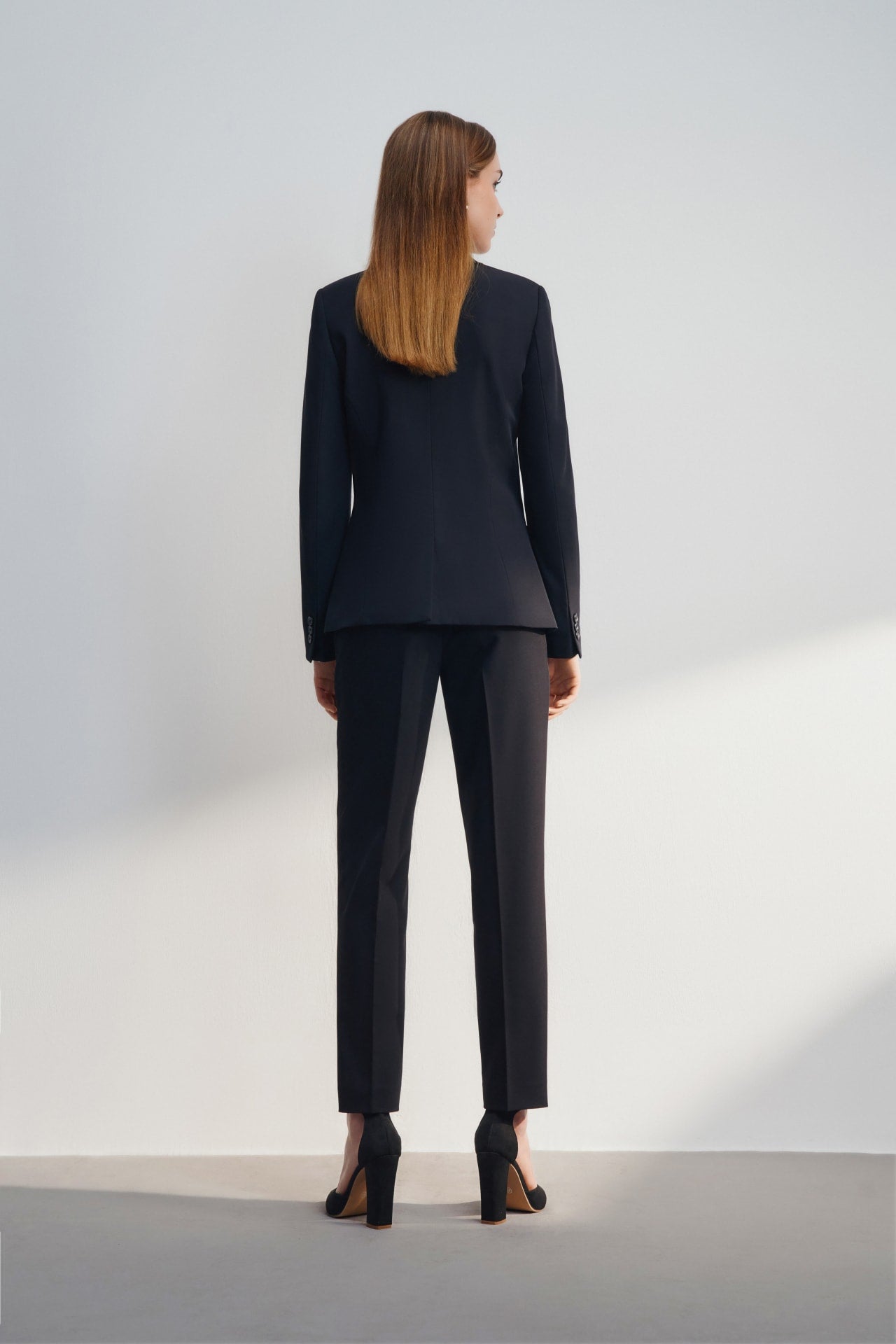 Blazer Satin Skinny Trousers Buy Black Slim Fit Two Button Suit