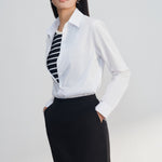 G2000 Shirts & Tops Easy Care Cotton Nylon Spandex Fine Twill Shirt