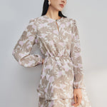 G2000 Dresses Chiffon Floral Print Layered Dress