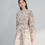 G2000 Dresses Chiffon Floral Print Layered Dress