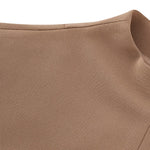 G2000 Dresses Metallic Button Mock Neck Dress