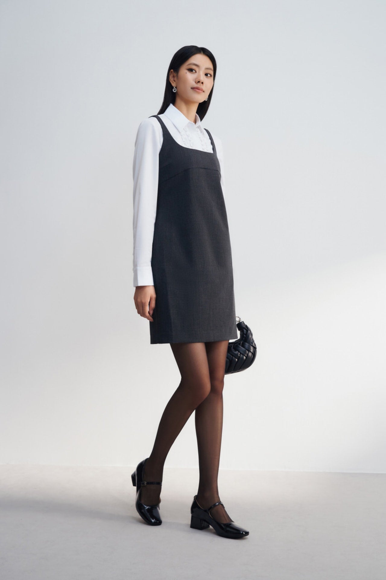 Fitted Pinafore Dress G2000 Singapore - Main Image