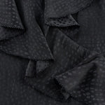 G2000 Shirts & Tops Dotted Print Ruffled V-Neck Blouse