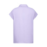 G2000 Shirts & Tops Crepe Stand Collar Blouse With Tie Detail