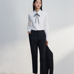 G2000 Pant Suits Water & Oil Repellent Plainweave Ankle Cigarette Pants Pitch Black Regular