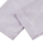 G2000 Pants Cotton Blend Spandex Satin Cropped Cigarette Pants With Elastic Waistband