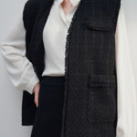 G2000 Coats & Jackets Tweed Open Front Waist Coat