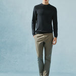 G2000 Shirts & Tops Compact Knit Mock Neck Sweater Shadow Slate Slim