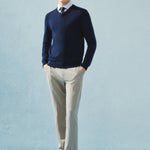 G2000 Shirts & Tops Pure Wool V Neck Sweater Sapphire Shadows Smart