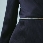 G2000 Dresses Pleated Satin Wrap Dress