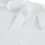 G2000 Shirts & Tops Crepe Mock Neck Short Sleeve Blouse