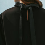 G2000 Shirts & Tops Crepe Mock Neck Short Sleeve Blouse