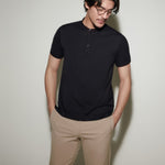 G2000 Polos Non-Iron Pure Cotton Stand Collar Polo Tee