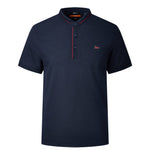 G2000 Polos Super Light Mercerized Cotton Pique Stand Collar Polo Tee with Logo Sapphire Twilight Smart