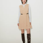 G2000 Dresses Sleeveless Tweed Knit Flare Dress Sweet Summer Regular