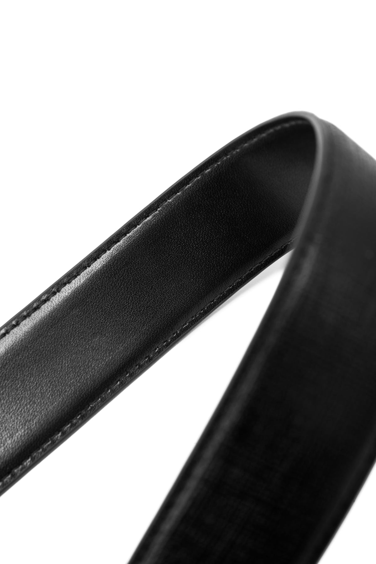 G2000 Belts 35mm Stitch Edge Plain Split Leather Belt