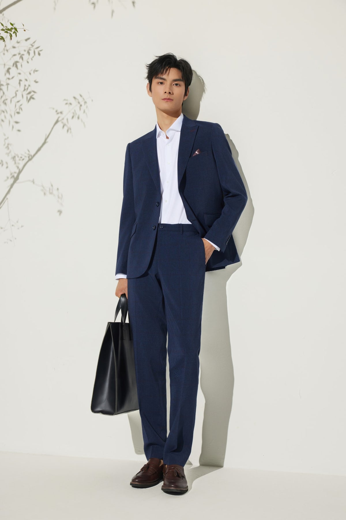 G2000 Suits Cool Touch Multi-Way Stretch Smart Fit Check Suit Blazer
