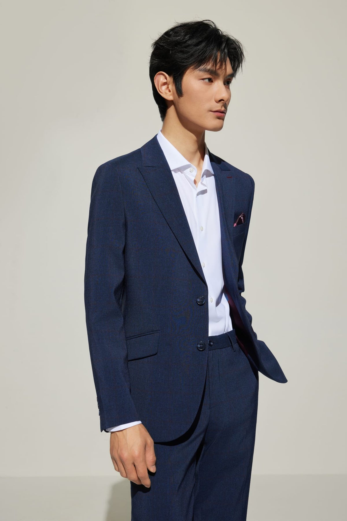 G2000 - Suits - Cool Touch Multi-Way Stretch Smart Fit Check Suit Blazer