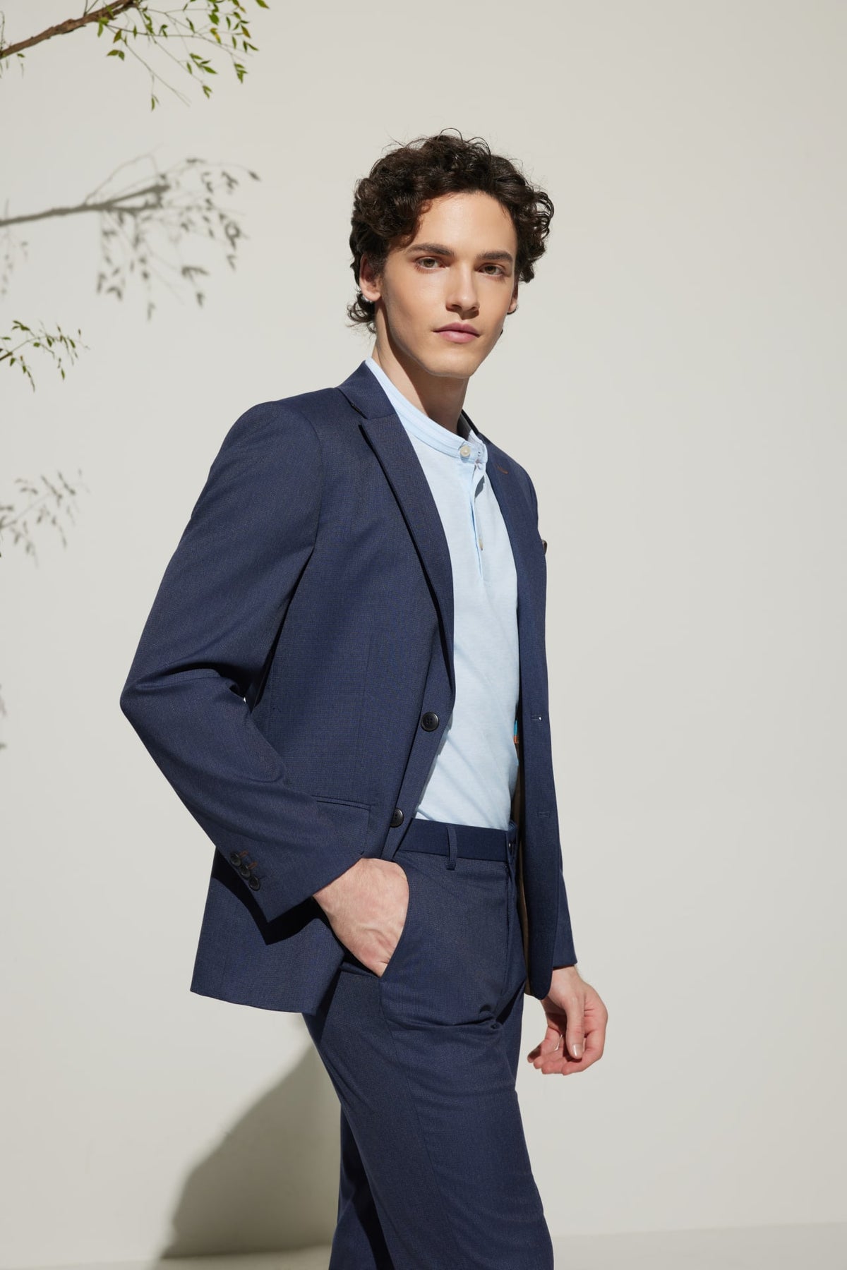 G2000 - Suits - Multi-Way Stretch Smart Fit Texture Suit Blazer