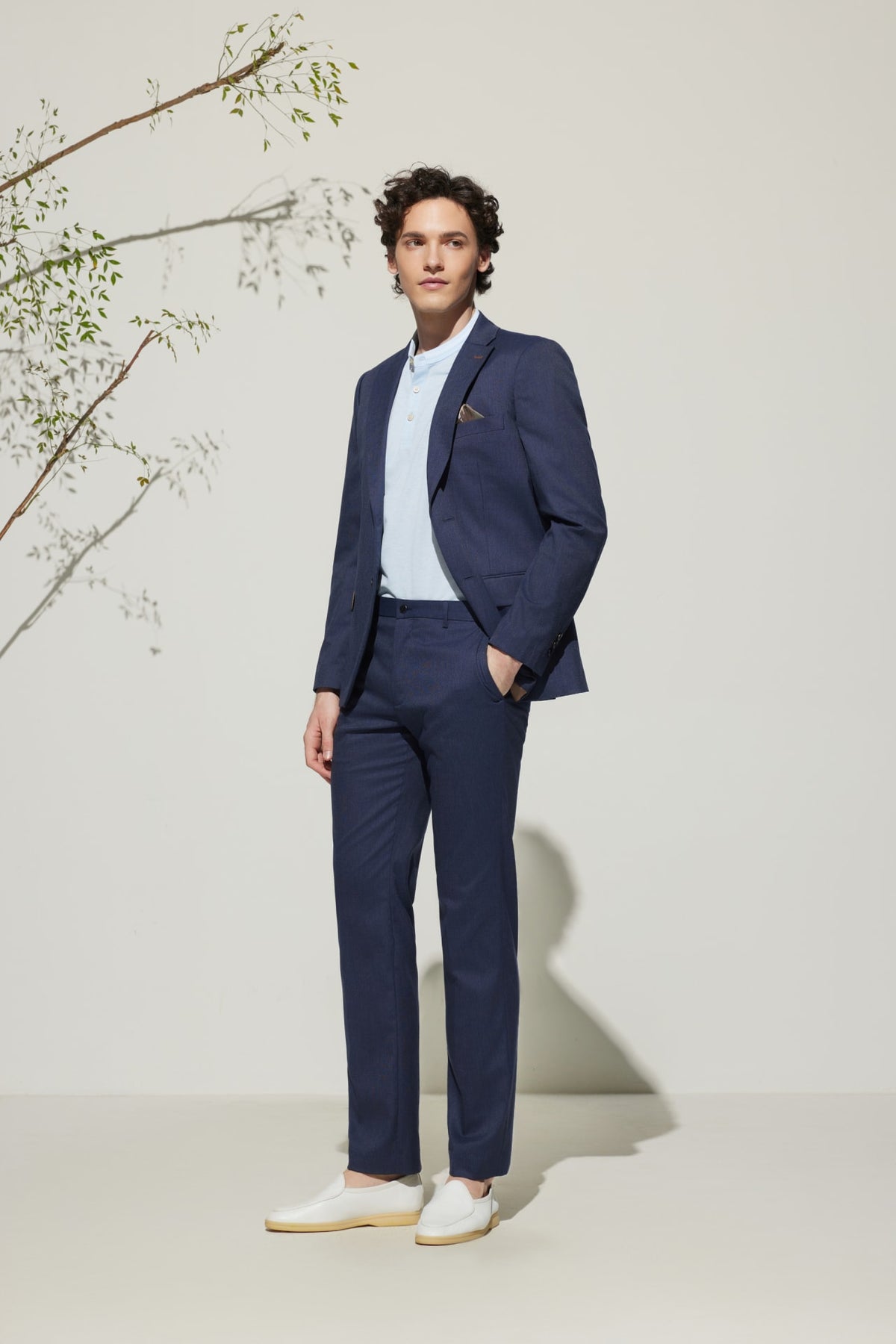 G2000 - Suits - Multi-Way Stretch Smart Fit Texture Suit Blazer