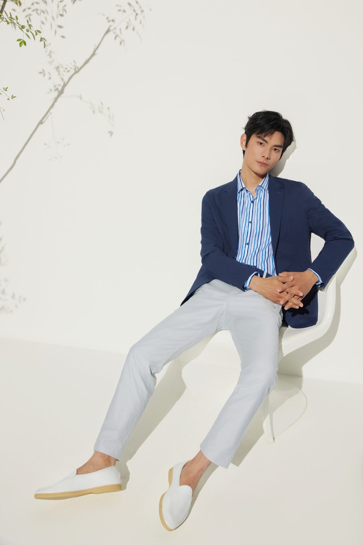G2000 Suits Ribstop Relax Fit Casual Blazer