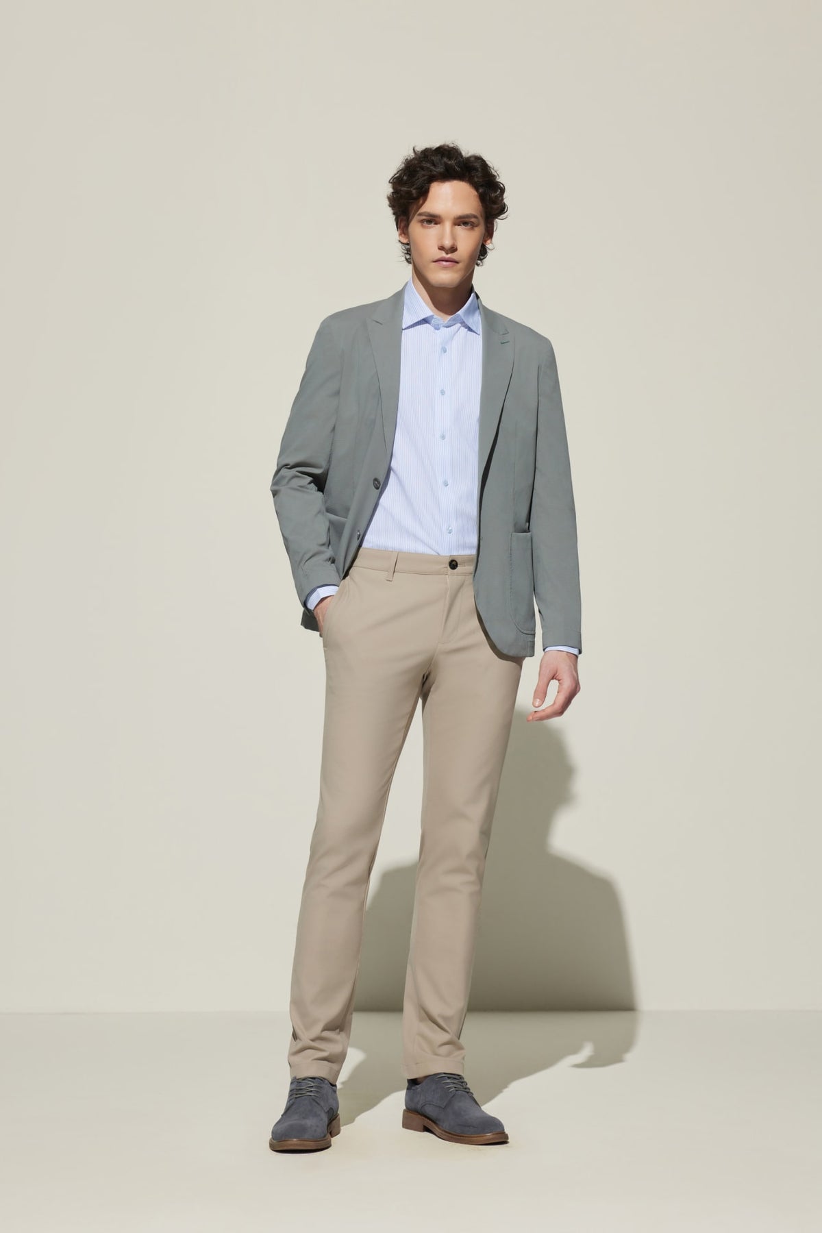 G2000 Suits Seersucker Relax Fit Casual Blazer Conifer Grove Relaxed