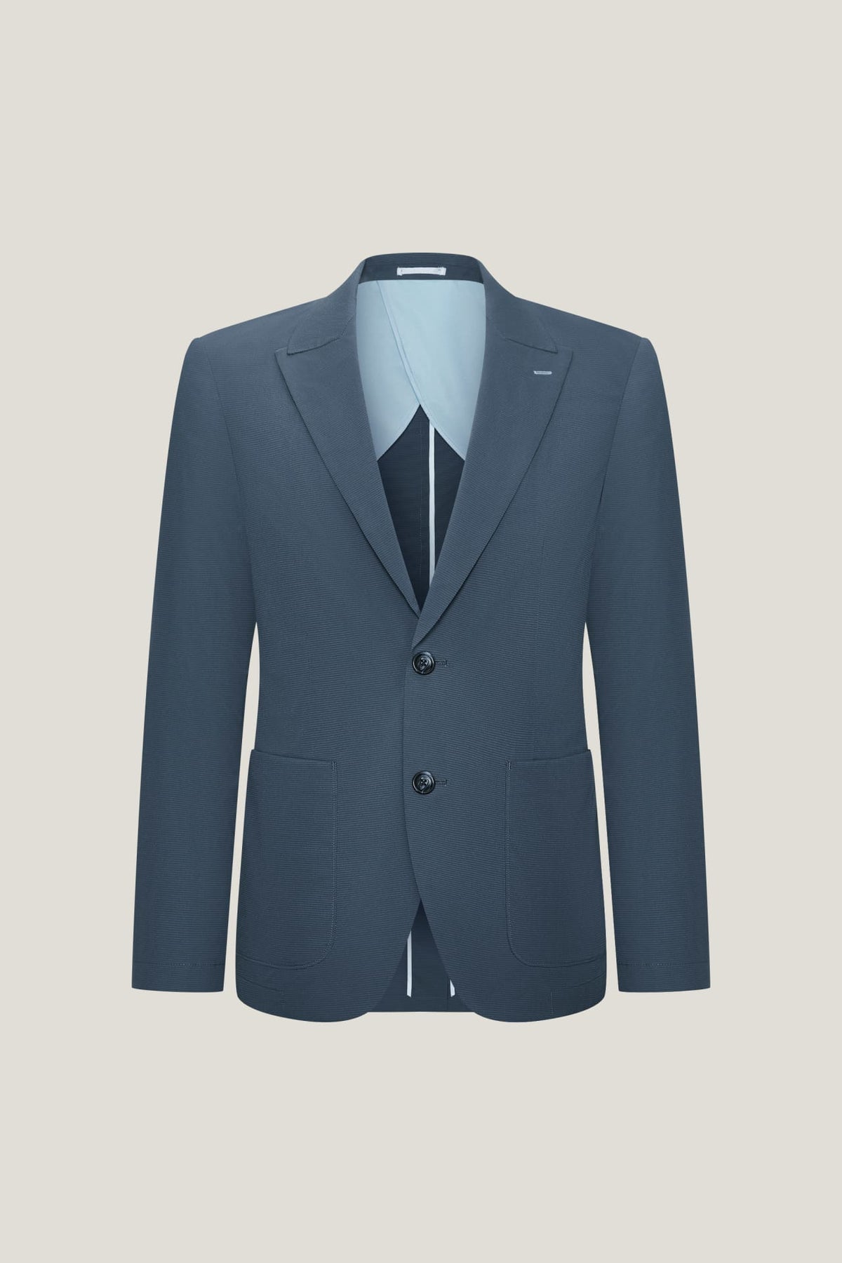 G2000 Suits Seersucker Relax Fit Casual Blazer Inky Void Relaxed