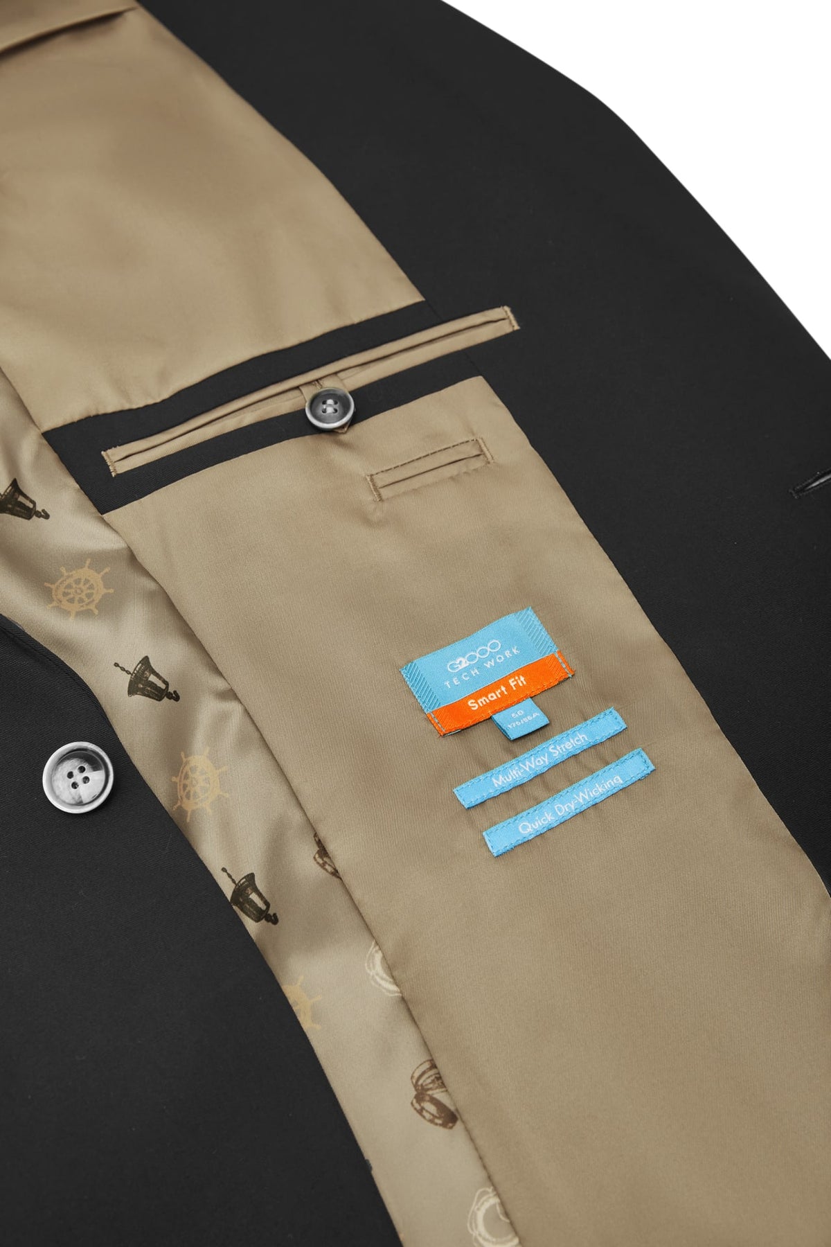 G2000 - Suits - Multi-Way Stretch Smart Fit Twill Suit Blazer