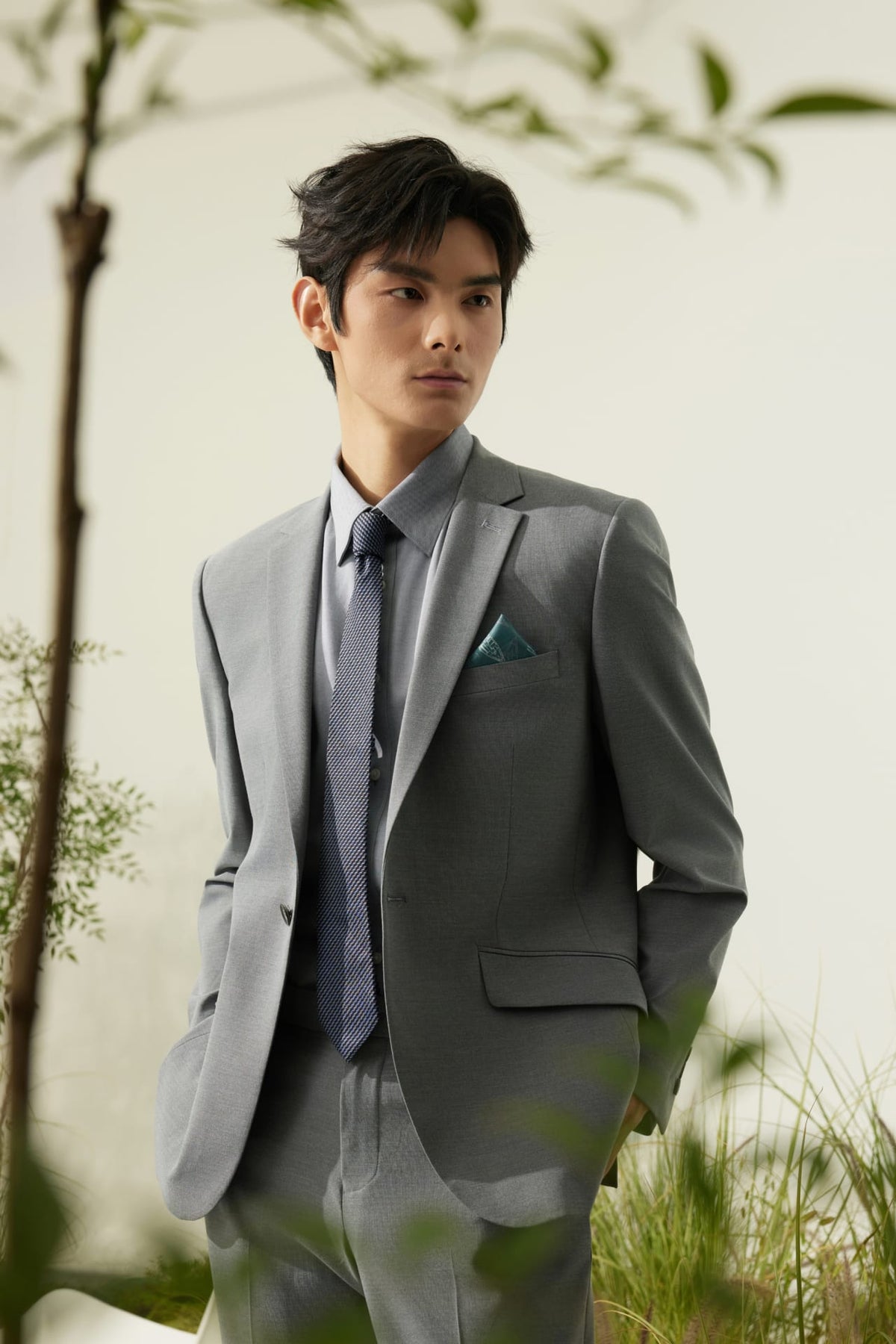 G2000 - Suits - Multi-Way Stretch Smart Fit Plain Weave Suit Blazer