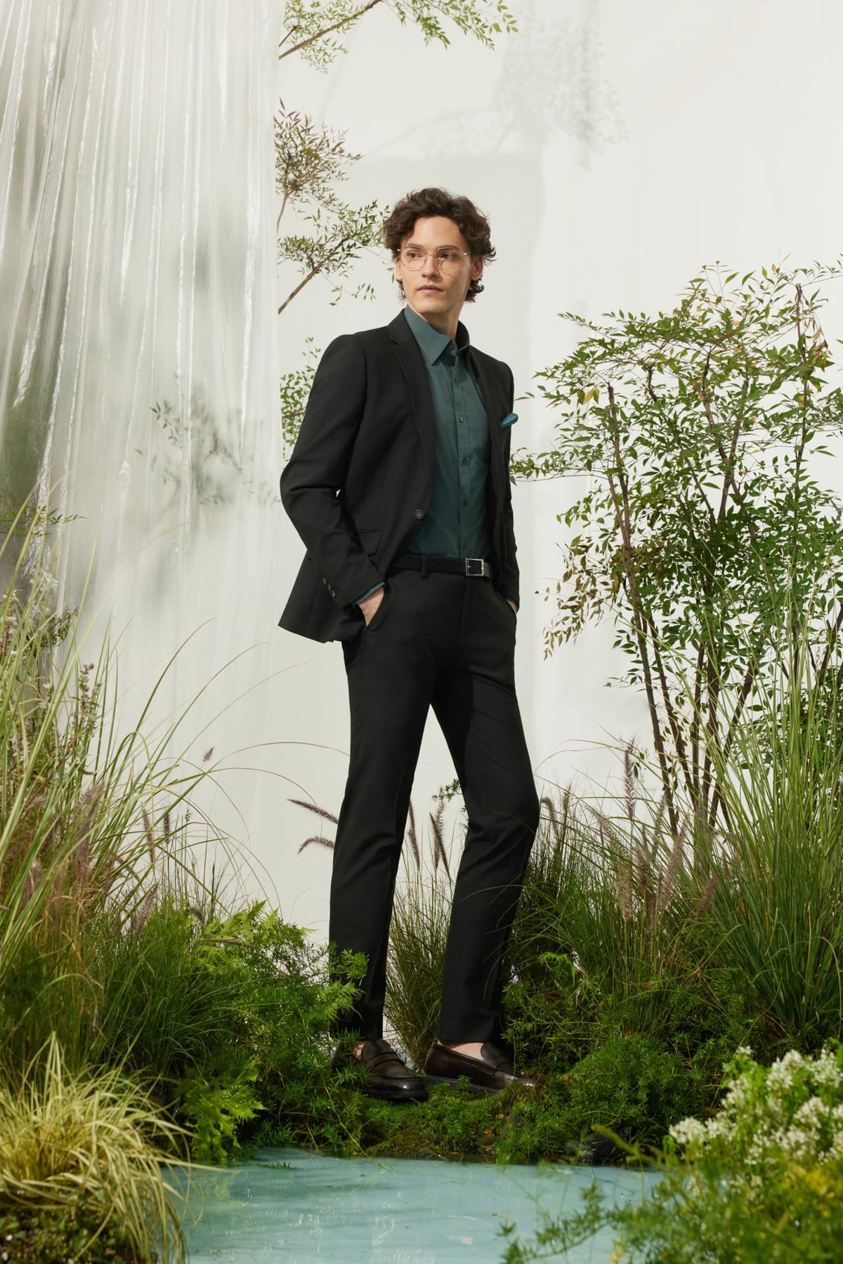 G2000 - Suits - Multi-Way Stretch Smart Fit Plain Weave Suit Blazer