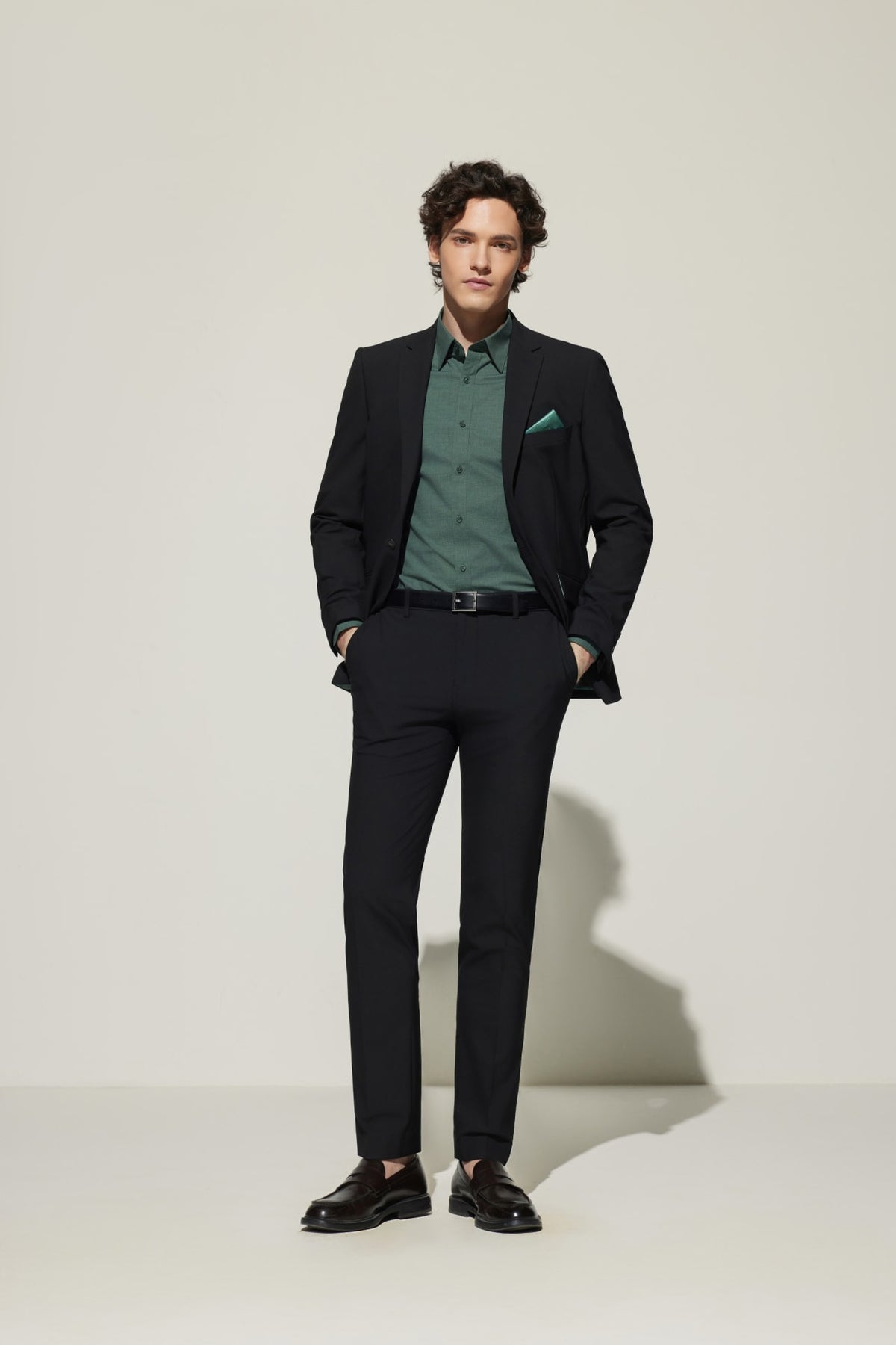 G2000 - Suits - Multi-Way Stretch Smart Fit Plain Weave Suit Blazer - Smart - Darkened Slate