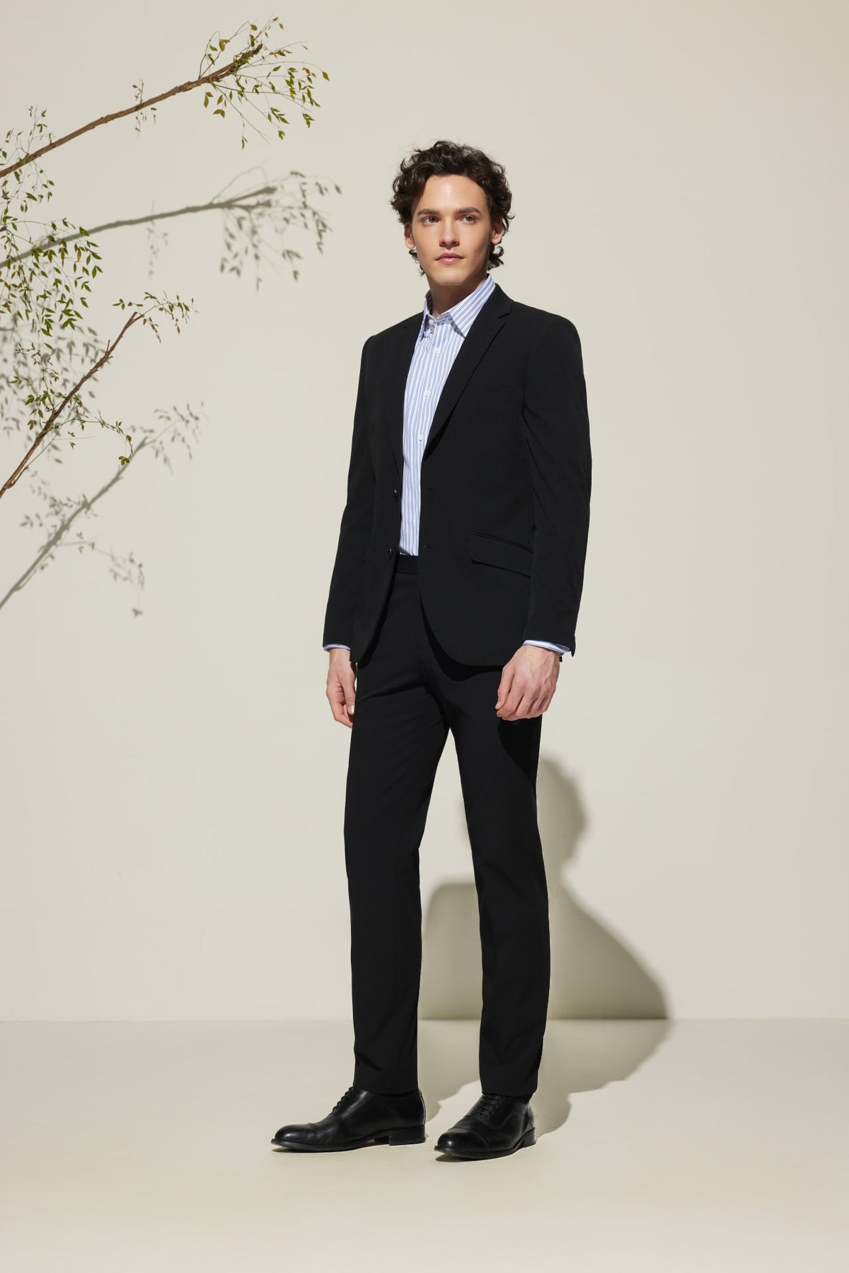 G2000 Suits Cool Touch Multi-Way Stretch Smart Fit Texture Suit Blazer Darkened Slate Smart