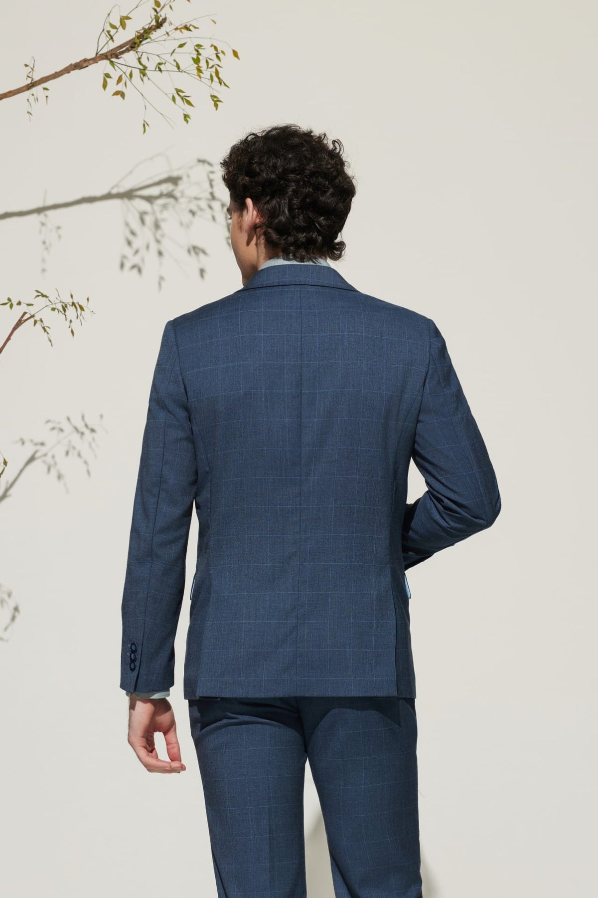 G2000 - Suits - Multi-Way Stretch Smart Fit Check Suit Blazer