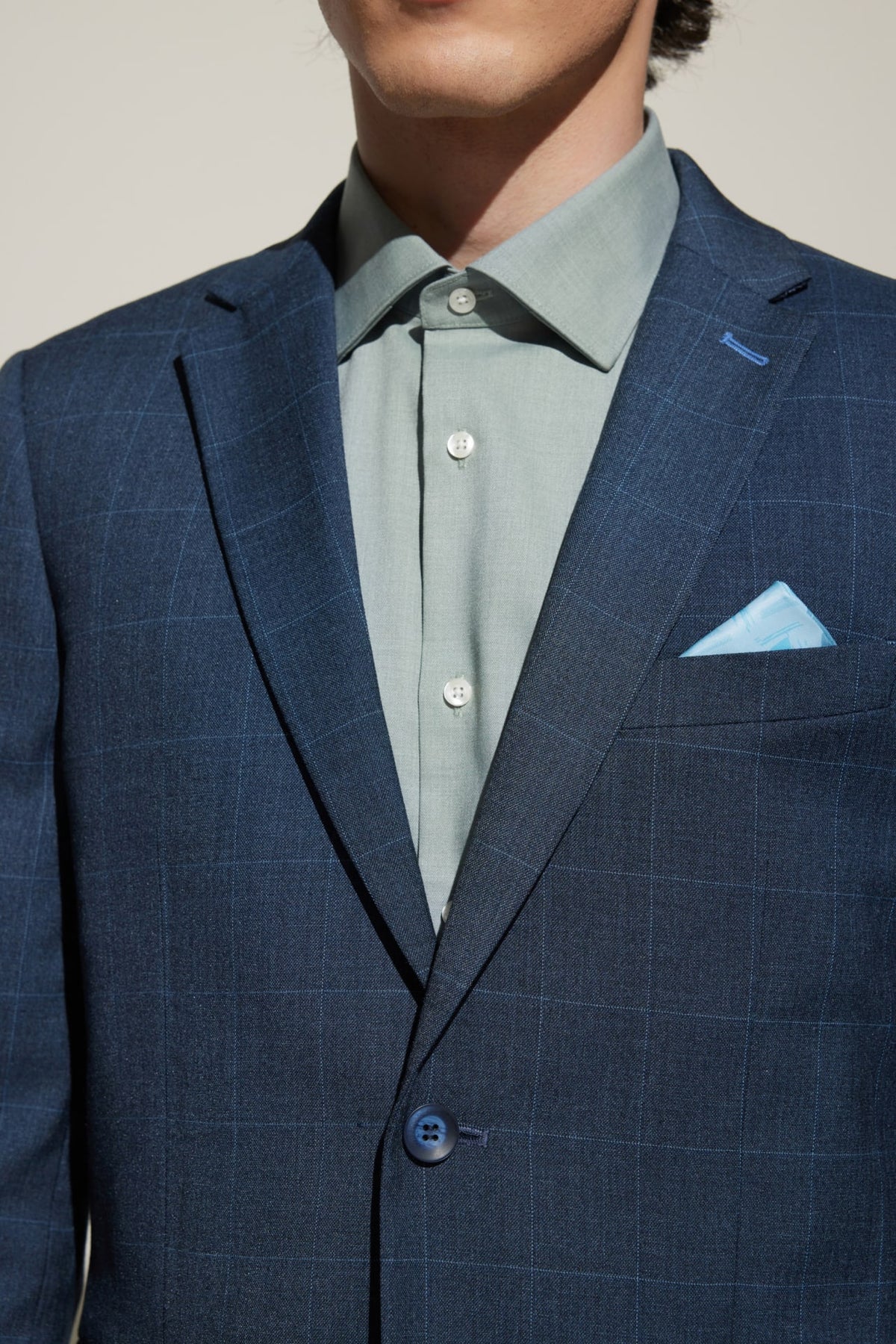 G2000 - Suits - Multi-Way Stretch Smart Fit Check Suit Blazer