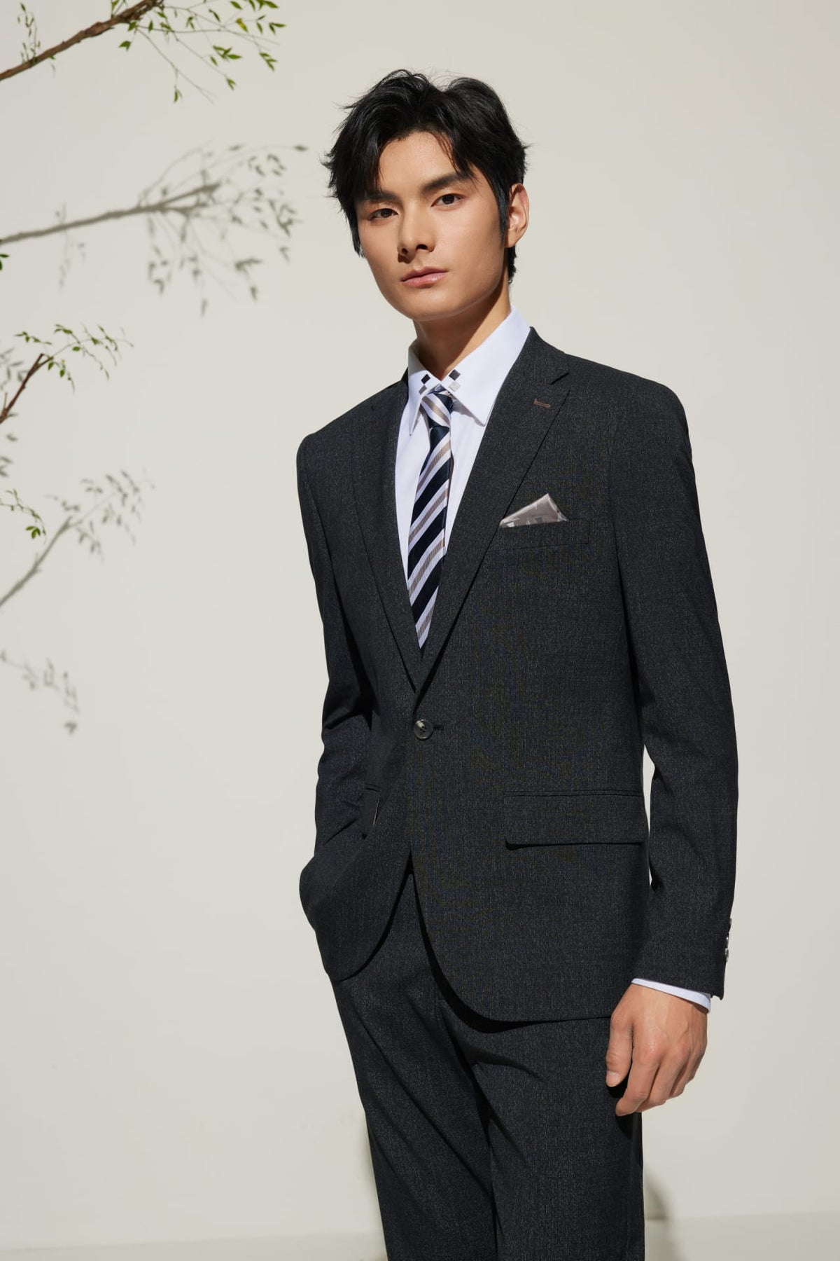 G2000 - Suits - Multi-Way Stretch Smart Fit Texture Suit Blazer