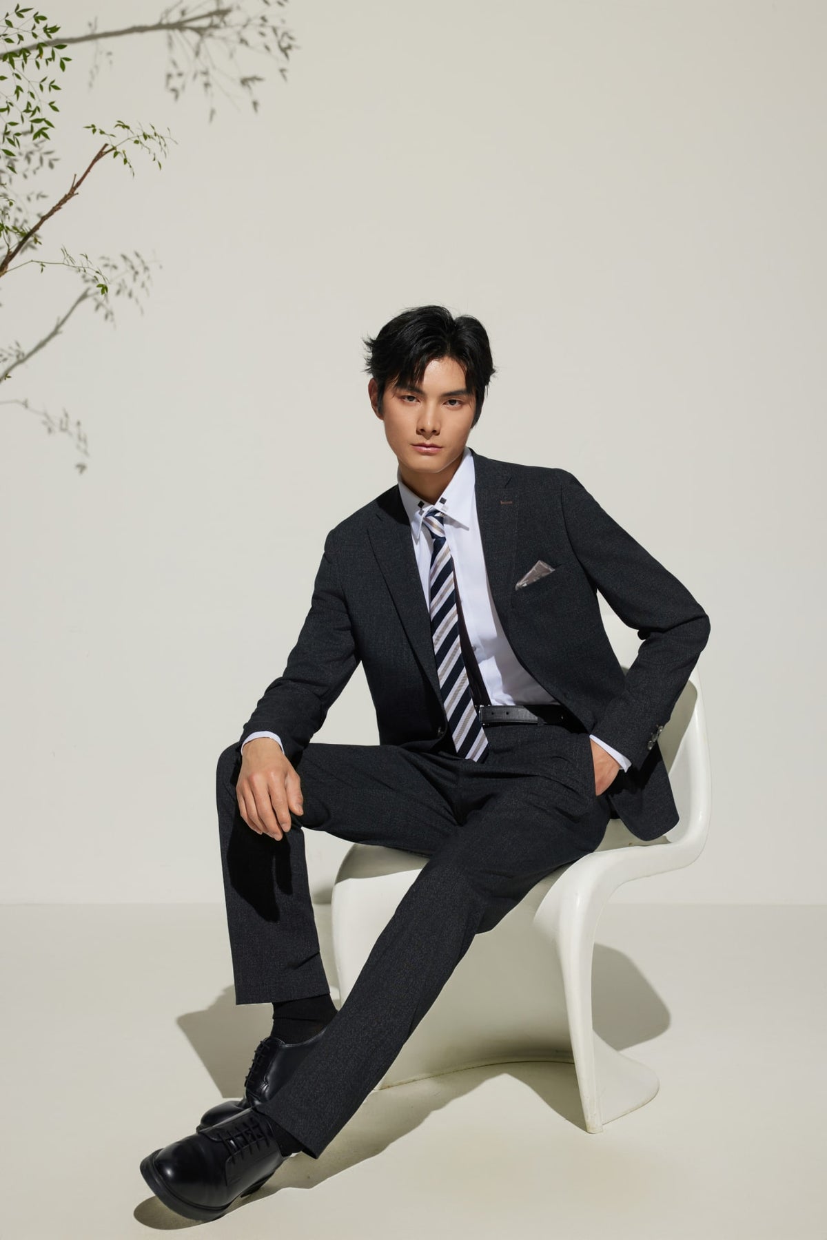 G2000 - Suits - Multi-Way Stretch Smart Fit Texture Suit Blazer
