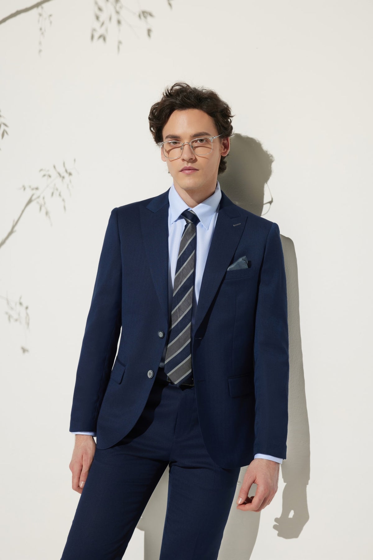 G2000 Suits Multi-Way Stretch Smart Fit Herringbone Suit Blazer