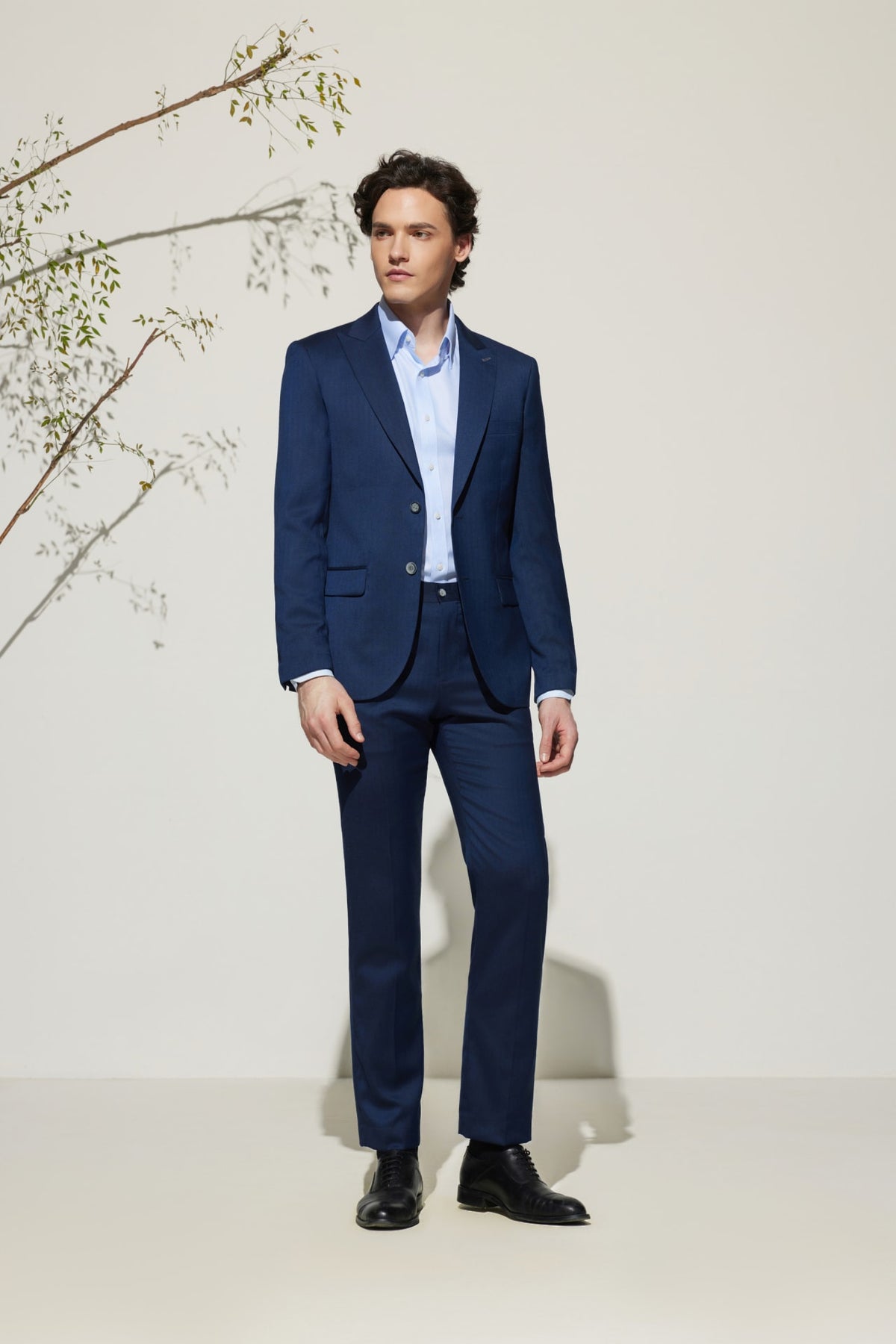 G2000 Suits Multi-Way Stretch Smart Fit Herringbone Suit Blazer