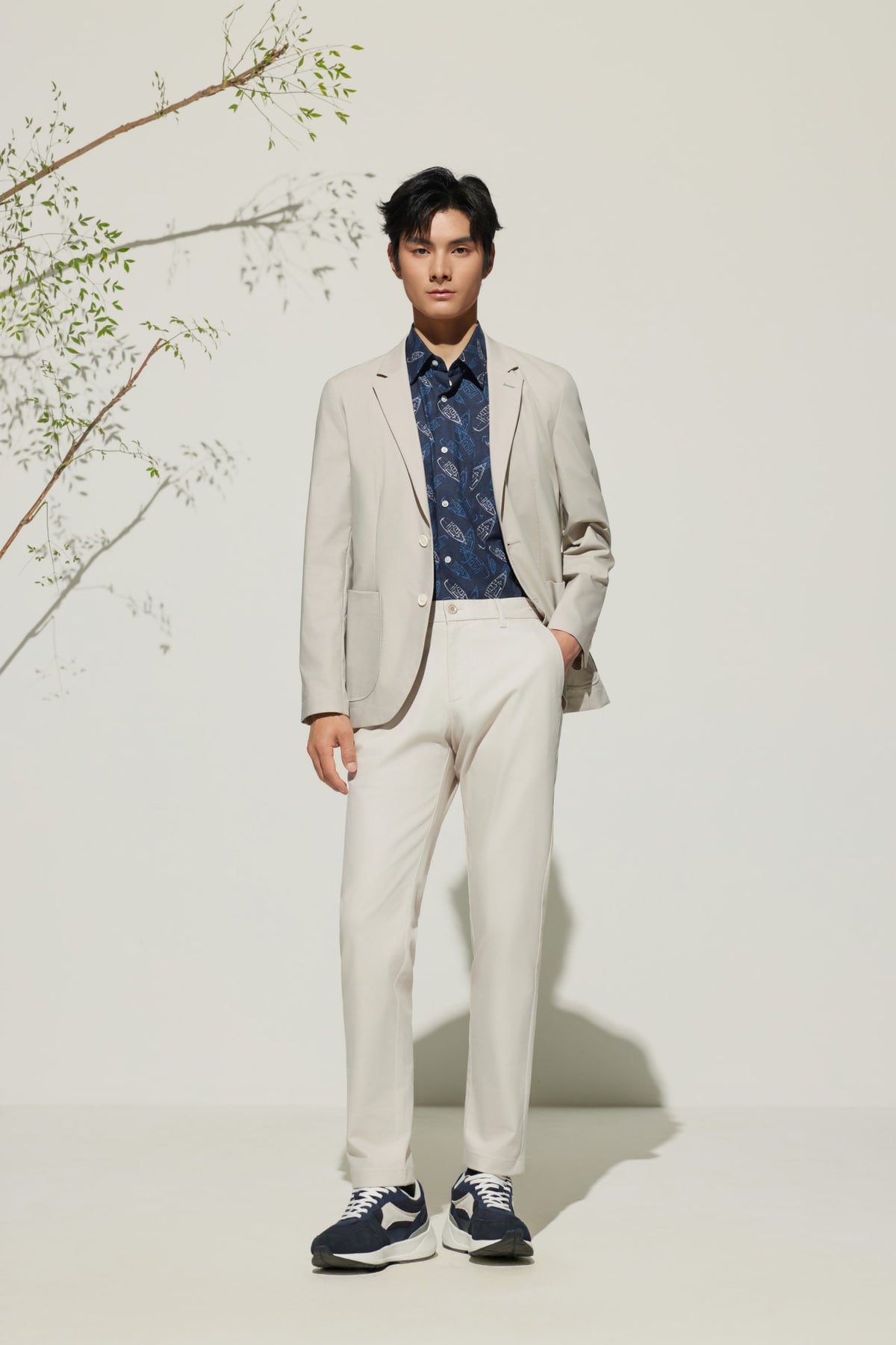 G2000 Suits Cotton Blend Relax Fit Casual Blazer